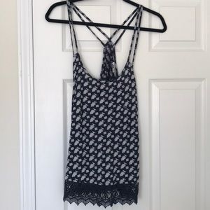 American Eagle blue tank top